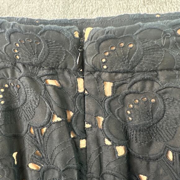 J.Crew Collection Black Lace Pencil Skirt – Size 00 - Picture 4 of 6